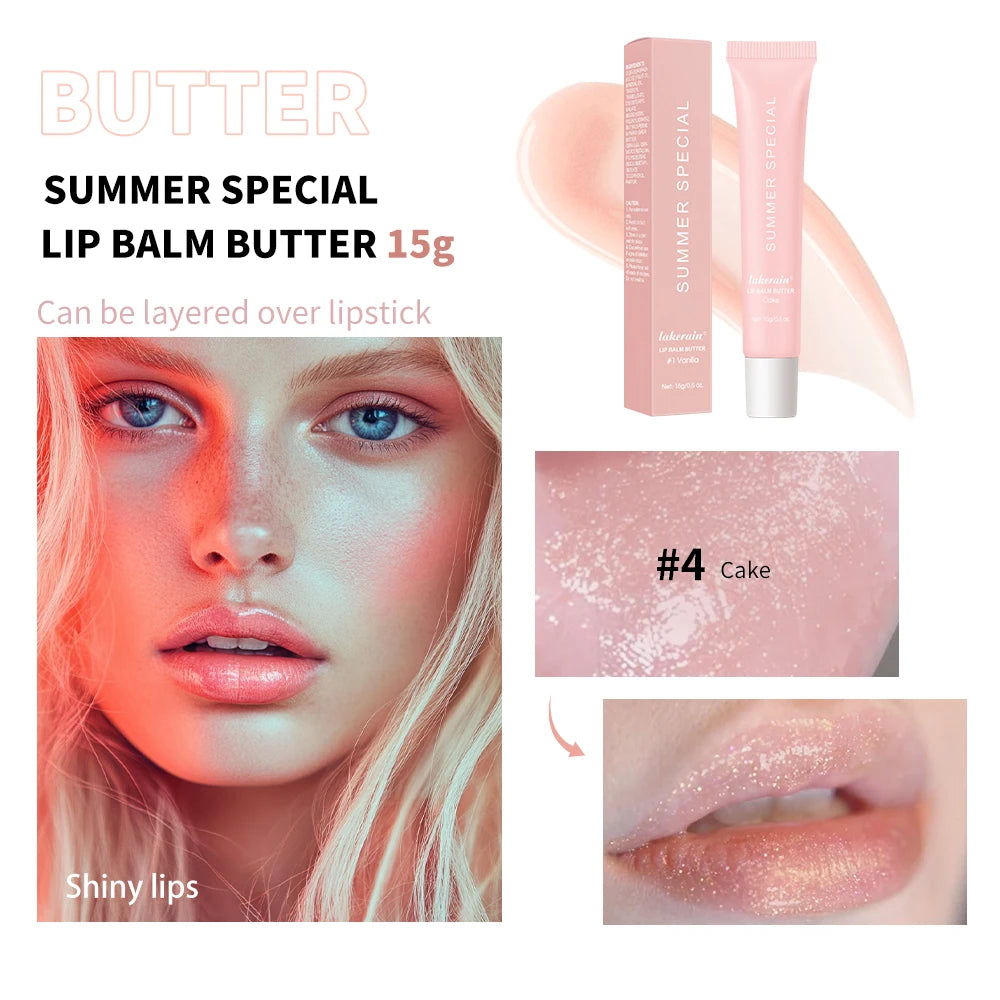 Lip Balm Set Lip Gross 4 Pack 1Kit Deep Moisturizing Lip Glaze Smoothing Color Lips Oil Long Lasting Nourishing Lips Care