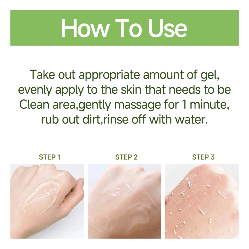 Mandelic acid cleansing and exfoliating gel deeply cleanses, gently cares for the skin, and removes surface dirt.