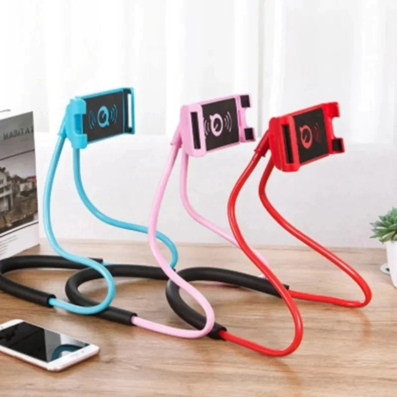 Lazy Neck Mobile Phone Holder Flexible Neck Lazy Necklace Tablet Holder Stand For Cellphone Tablets for iPhone Huawei Xiaomi