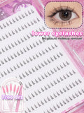 200 Clusters 4-6mm No Glue False Eyelashes New Korean Style Lower Lashes Natural Women Daily Wear Cosplay Makeup