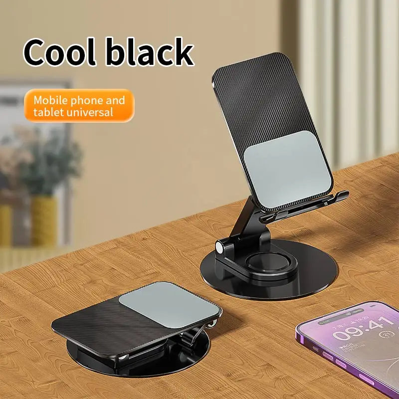 Universal Aluminum Alloy Foldable Desk Phone Holder Mount Stand For iPhone 15 14 Mobile Phone Holder Tablet Desktop Metal Holder