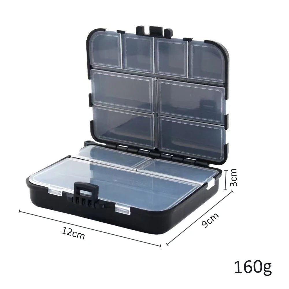Double Sided Fishing Storage Box Multifunctional Fishing Gear Organizer Portable Case for Bait Hooks and Carp Luya Fishing