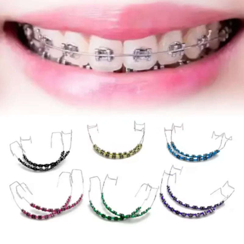 Colorful Orthodontic Ligature Ties – Eight Colors