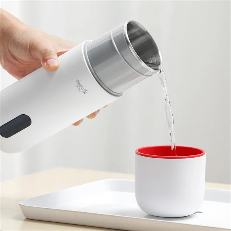 Youpin Deerma Portable Electric Kettle Thermal Cup 350ML Water Bottle Temperature Control Smart Kettle OLED Display DEM-DR035S
