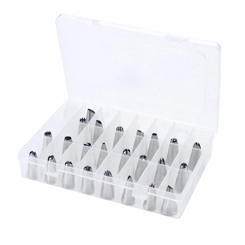 Pastry Socket Cake Nozzles for Confectionery Professional Set Icing Cream Piping Tips Cookies Cupcake Cake Decorating Tool