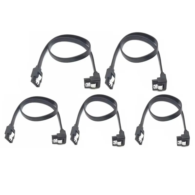 1-10PCS SATA Cable 6Gbps, sata 3 Cable, HDD ssd Data Cable, 7 pin SATA III Cable with Locking Latch for Hard Drives sata HDD/SSD