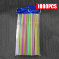 50-3000Pcs Multicolor Kitchen Beverage Straws Rietjes Drinking Straw Cocktail Rietjes Wedding Party Straws Accessories