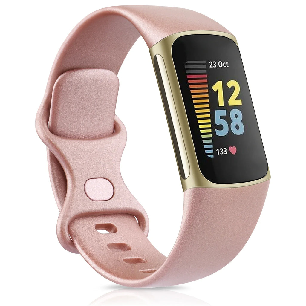 Watch Band for Fitbit Charge 5 6 Strap Wristband Replacement TPU Sport Bracelet for Fitbit Charge 5 Smartwatch Band Accessories