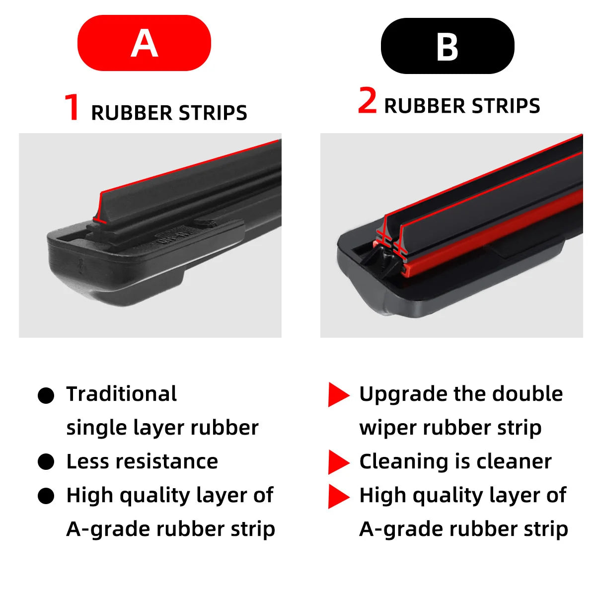 2PCS Car Windshield Wiper Suitable For Chevrolet Cruze 2009-2023 Car Wiper Blade Brush Accessories 2011 2012 2015 2016 2017 2018