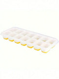1/2/4pcs Silicone Ice Cube Trays, Easy Release & Flexible, 14-Cavity 4-Color Mixed With Anti-Spill Removable Lids, Stackable With Lid, Kitchen Accessories, Small Kitchen Tools