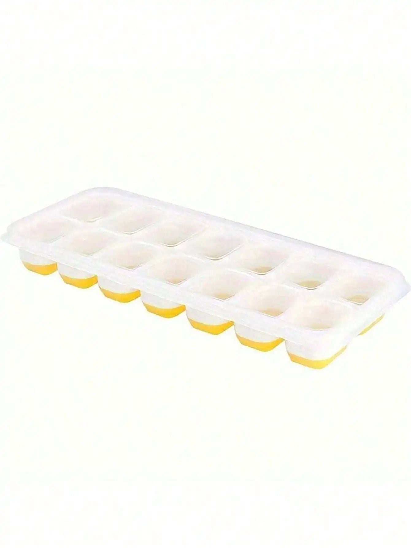 1/2/4pcs Silicone Ice Cube Trays, Easy Release & Flexible, 14-Cavity 4-Color Mixed With Anti-Spill Removable Lids, Stackable With Lid, Kitchen Accessories, Small Kitchen Tools