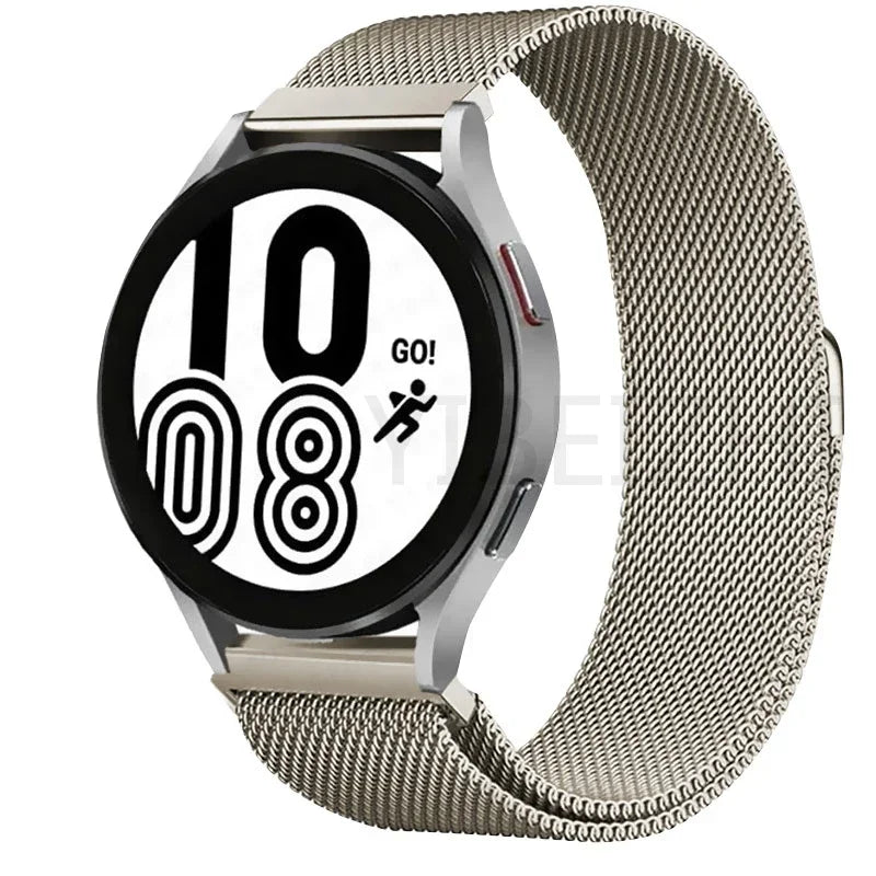 Milanese Loop band For Samsung Galaxy watch 6 5 4 classic Metal strap 20mm 22mm bracelet huawei gt/Amazfit GTS 4/GTR 2e/Bip 3-5