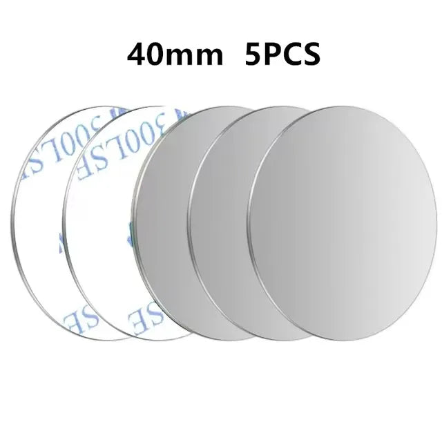 1/3/5Pcs Metal Plate Disk for Magnet Car Phone Holder Round Iron Sheet Stickers Car Magnetic Phone Stand Mount Accessories