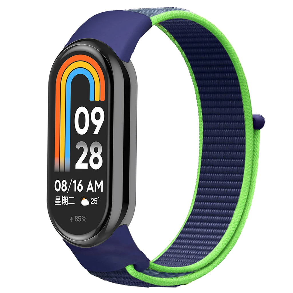 Nylon Loop for xiaomi Mi Band 10 9 8 Straps SmartWatch Wristband Correa Replacement Sport Pulsera for Miband 7 6 5 4 3 Bracelet