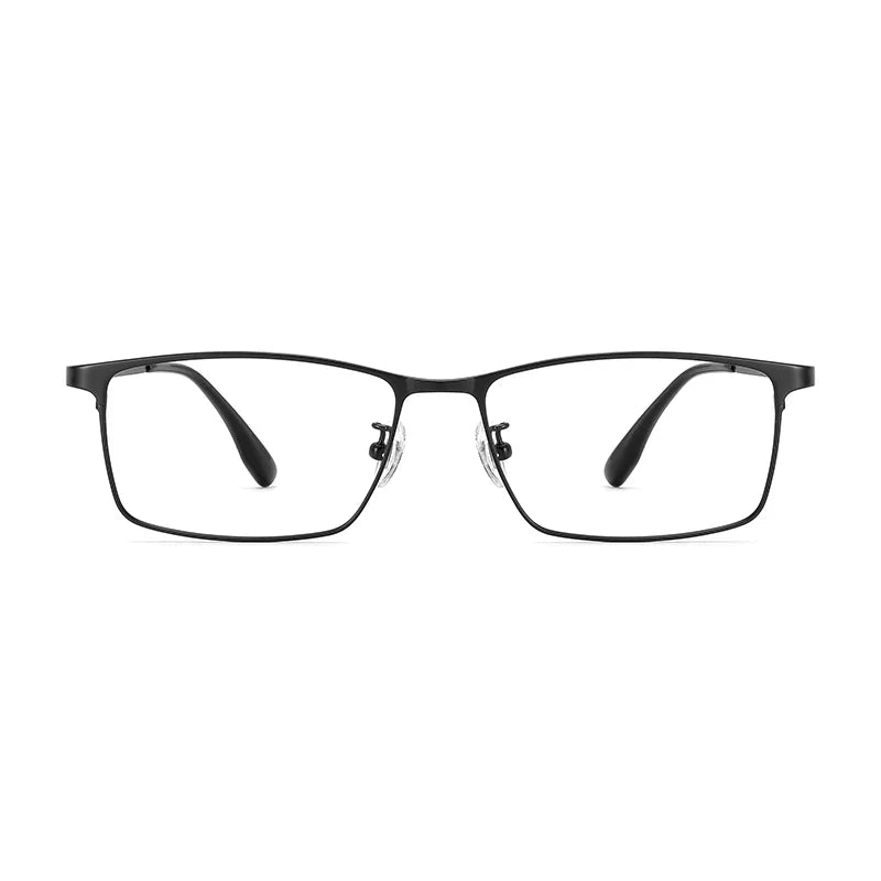 BCLEAR Titanium Progressive Prescription Glasses Men Square Anti Blue Light Photochromic Eyewear Optical Myopia Eyeglasses