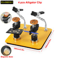 Toolour Magnetic Helping Hands Soldering Tool Press Adjust Distance PCB Clip Solder Wire Holder for Soldering/Electronics Repair