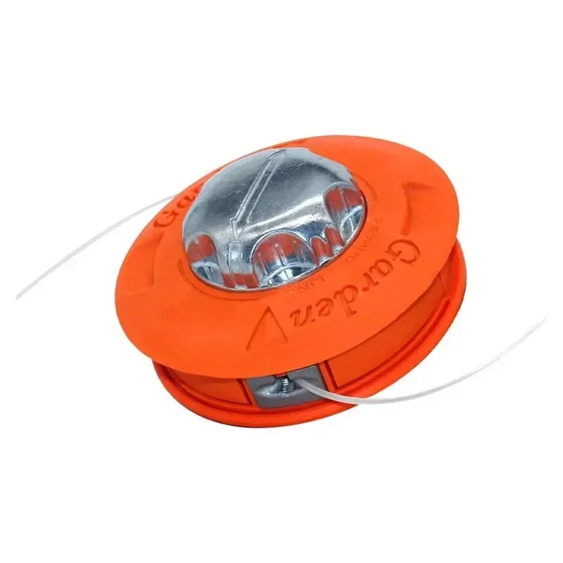 Universal M10 Bump Spool Aluminum Grass String Trimmer Head with 2 Lines Cutter Head for Brush Cutter Lawn Garden Tools