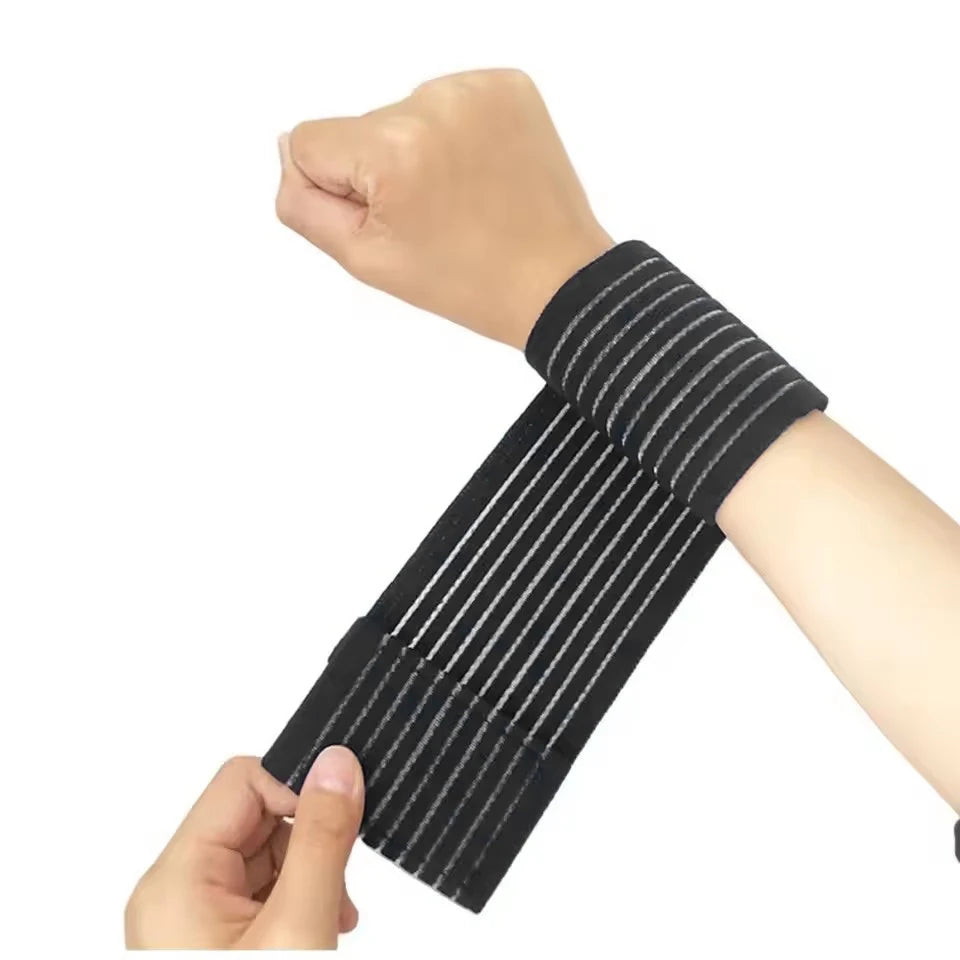 Hand Sport Wristband Adjustable Elastic Bandage Gym Support Wrist Brace Wrap Carpal Tunnel Sports Fitness Bracers Strap Stretchy