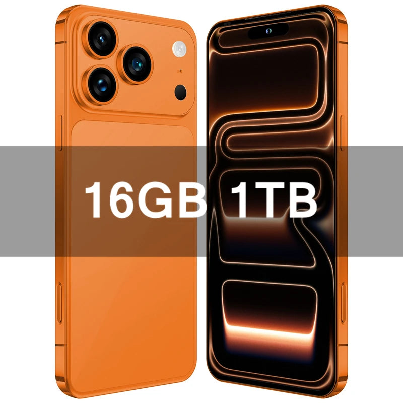 2026 HOT i17 ProMax NEW intelligent 5G standby original dual card dual battery 14 system global Android version 8000mAh JJ6