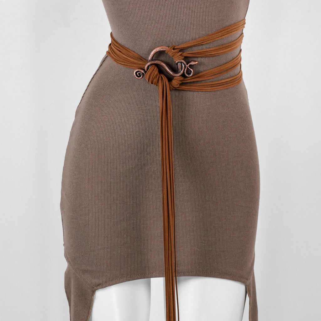 Medieval Long Rope Ring Knotted Belt for Women, Norse Witch Waist Knotted Rope Belt, Viking Renaissance Costume Accessories