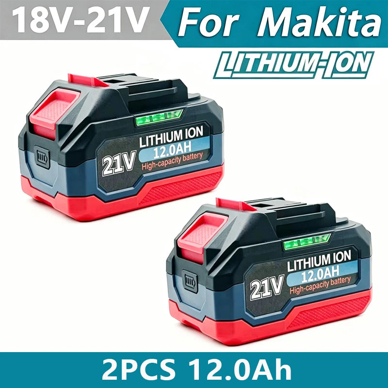 Original 21V Battery High Capacity Rechargeable Lithium Ion Battery for Makita 18V Battery Power Tool DDF487 with BMS