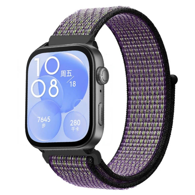 Nylon Loop Strap For Huawei Watch Fit 5/4/3 Sport Breathable Replacement Bracelet Wristband Huawei Watch Fit 4 5 Pro Accessories
