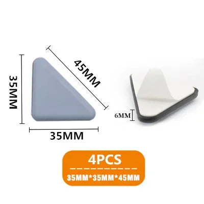 4pcs/set Furniture Leg Slider Pads Anti Scratch Easy Move Heavy Furniture Thickened Moving Pad Anti-abrasion Floor Protector Mat