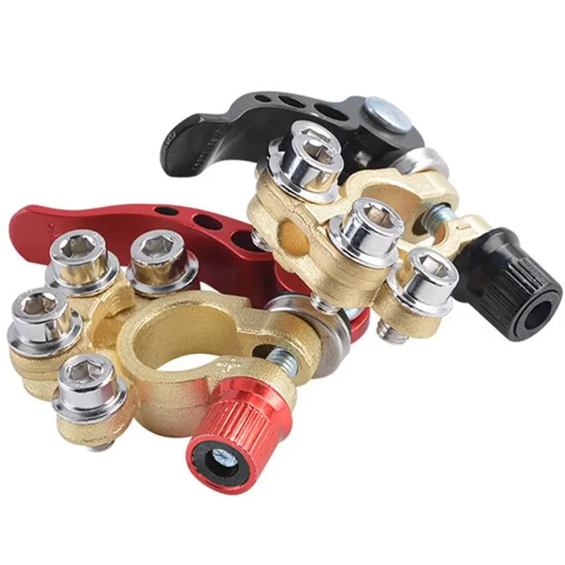 1 pair/2 pieces 12V 24V car battery terminals, quick-disconnect car wiring harness connectors, wire and cable cut-off connectors, car accessories