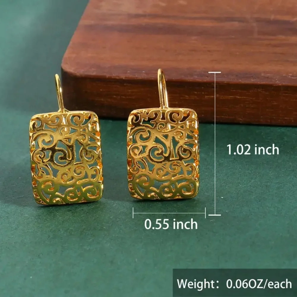Sterling Silver Filigree Earrings  Intricate Cut Out Design Hypoallergenic Durable Gift for Mother Anniversary Birthday