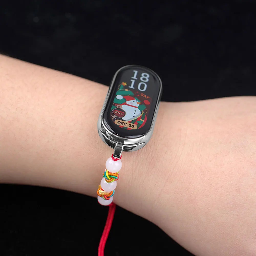 Mi Band 10 9 8 7 6 5 Strap New Design Bracelet for xiaomi Smart Band 8 NFC Wristband Twist Rope Mi 9 10 Accessories