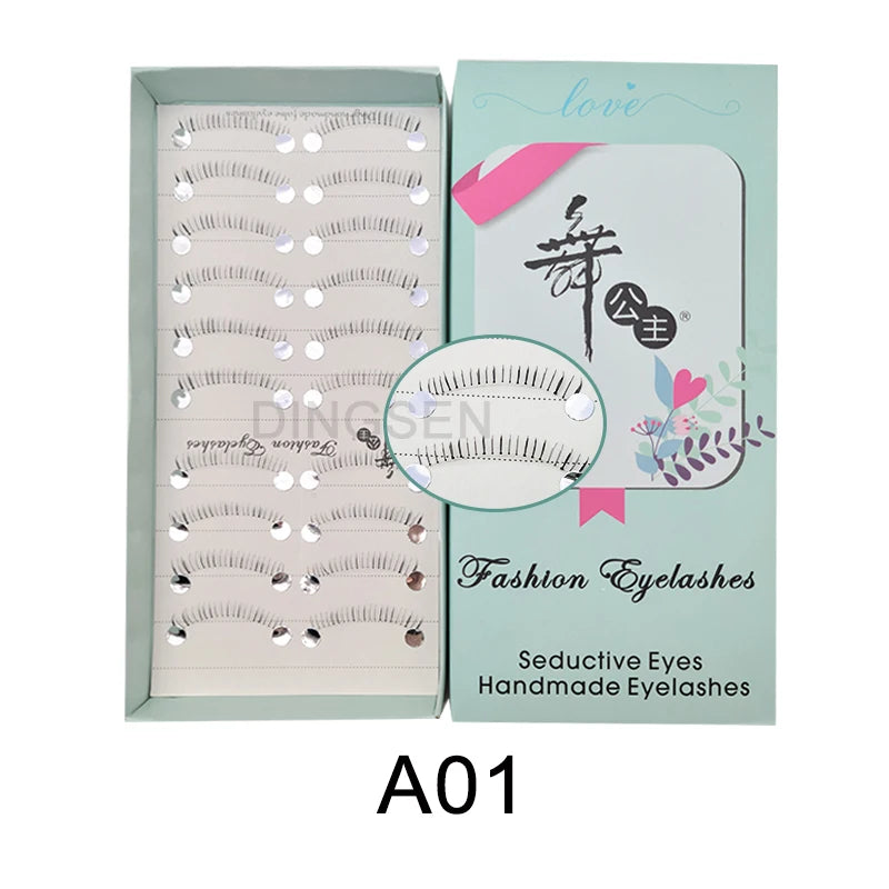 10 Pairs Natural Lashes Manga Full Strip Lashes Makeup Bulk Wholesale Dropshipping Eyelash Extension Lashes Anime False Eyelash