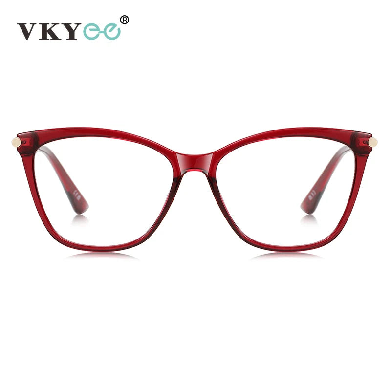 VICKY Classic Minimalist Geometric Design Fashionable Anti-blue Light Reading Glasses Customized Prescription Available LS211