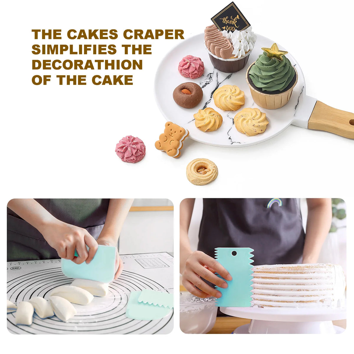 Piping Pastry Bag With Nozzles Set For Confectionery Tips Baking And Bakery Accessories Spatula Smoothing Cake Decoration Tools