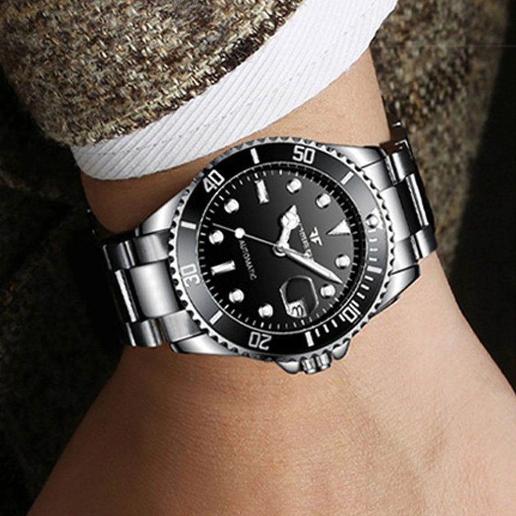 BINBOND Mechanical Wristwatches For Men Luxury Luminous Waterproof Automatic Tourbillon Men's Watch Skeleton Reloj Free Ship