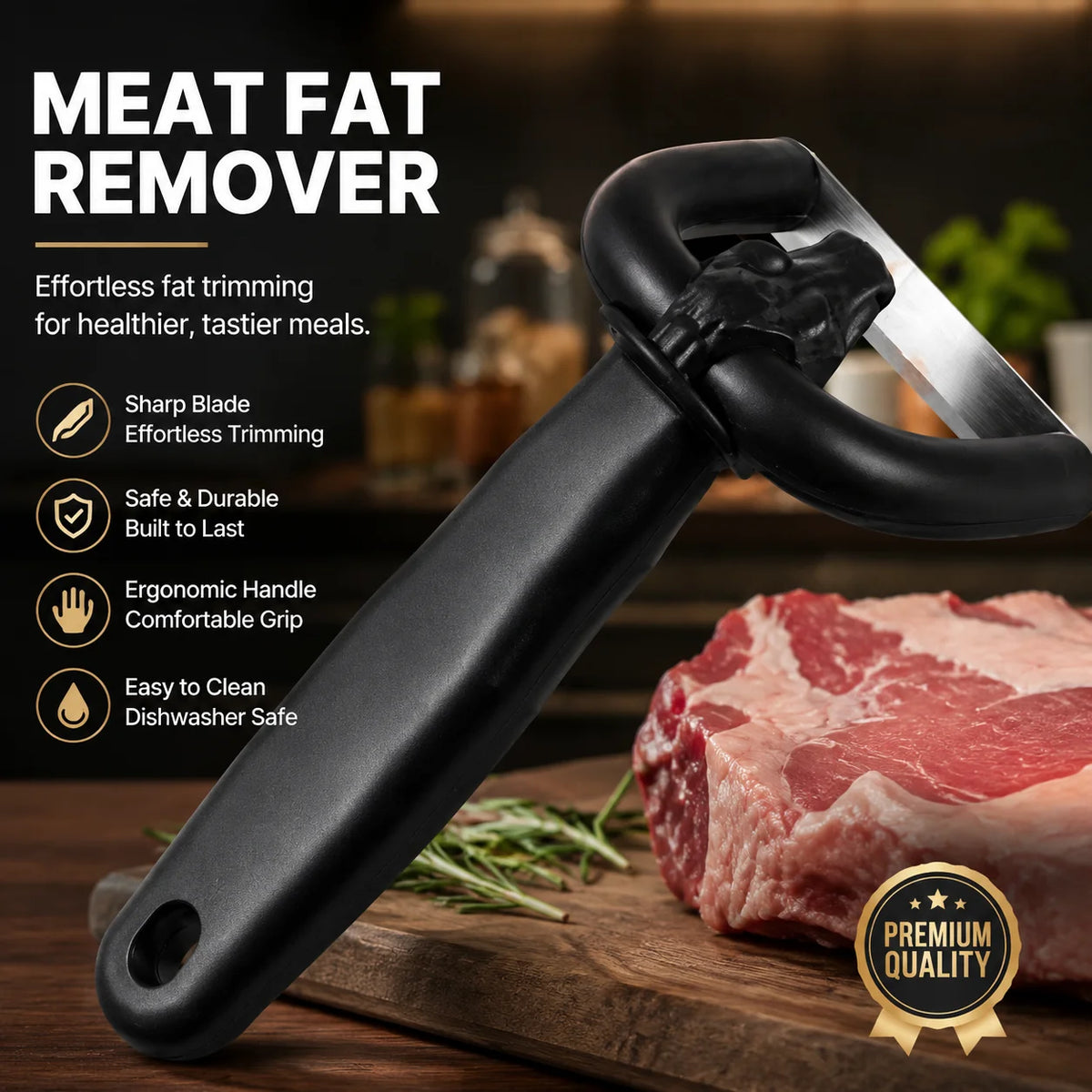 Fat Trimmer - Handheld Meat Cutter For Cutting Beef And Pork.Meat Cutter Quick Tools Kitchen Tools