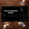 Custom TCG Playmat 24"X14" Personalized Play Mat Custom Board Game Mats With Zones Magic Tabletop Accessories Trading Card Games