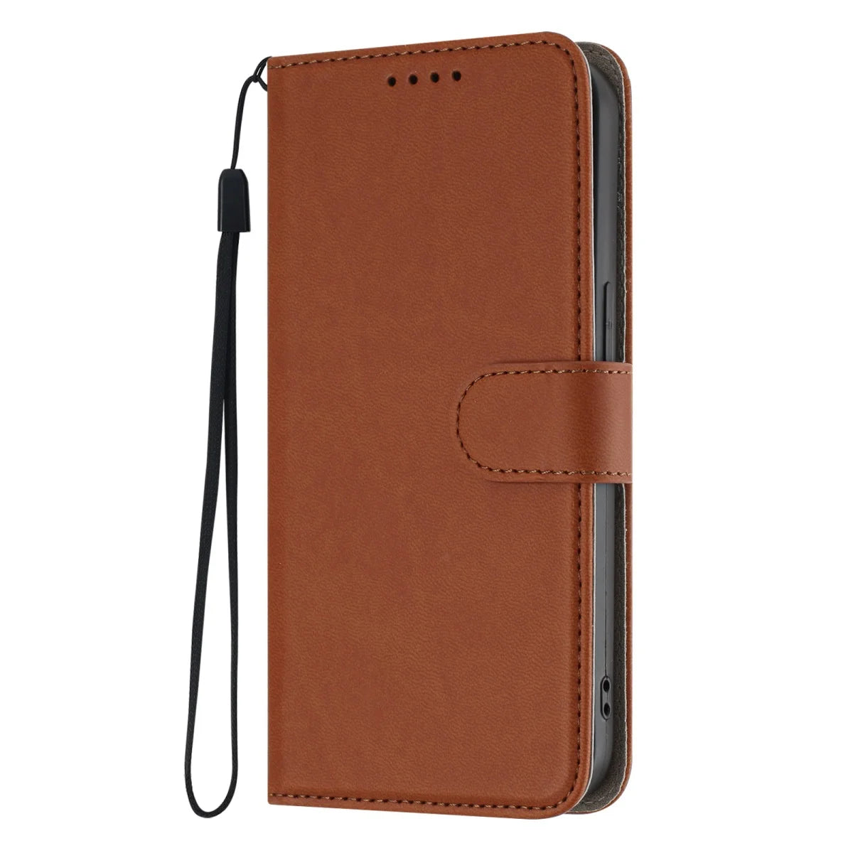 For iPhone 17 18 Pro Max Solid Color Luxury Leather Flip Case on For iPhone 17 16 15 14 13 12 Pro Max Plus Air 16E Wallet Cover