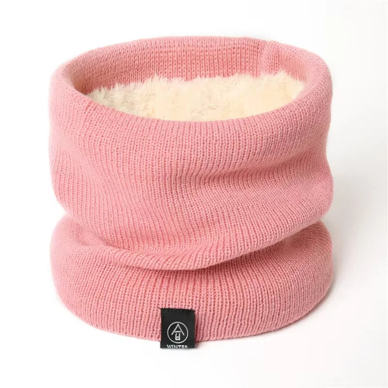 Fashion Soft Knitted Neck Warmer Sport Scarf Women Men Face Cover Winter Skating Running Warm Scarves Thick Cold-proof Collar