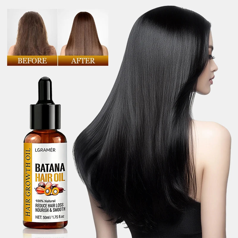 Bataná Hair Oil Care Oil Rapidly Promotes Hair Growth Prevent Hair Loss Strengthens Hair Nourishes and Softens Hair Care Product