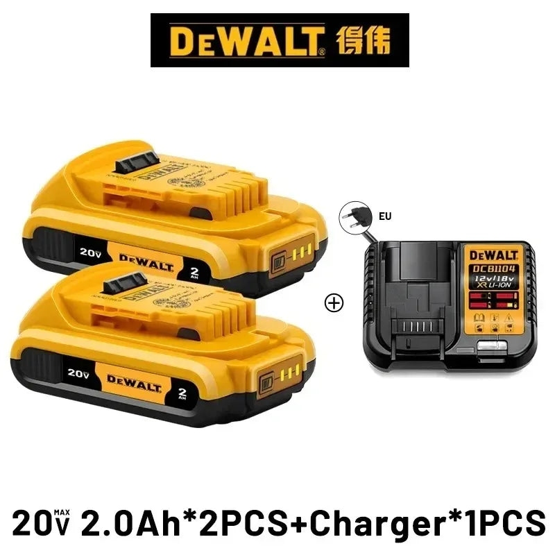 Original DEWALT battery 20V/60V 6000mAh 9000mAh rechargeable Li-Ion battery ,Dewalt tool battery, charger，electric drill，DCD805，