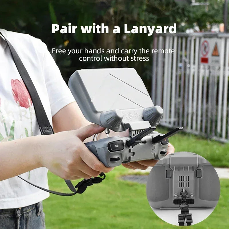 BRDRC RC 2 Sun Hood Joysticks Protector Sunshade for DJI Mini 4 Pro/Air 3/NEO/Flip RC 2 Remote Controller Full Screen Protection