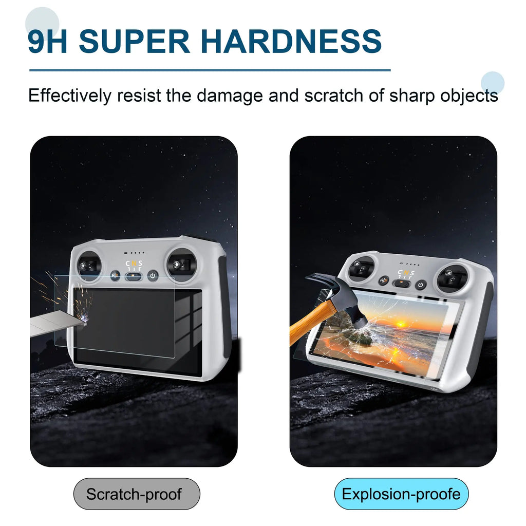 Tempered Glass for DJI Mini 5 4 Pro RC 2 Remote Control Screen Protector for DJI Mini4 Pro RC2 Anti-scratch Film Accessories