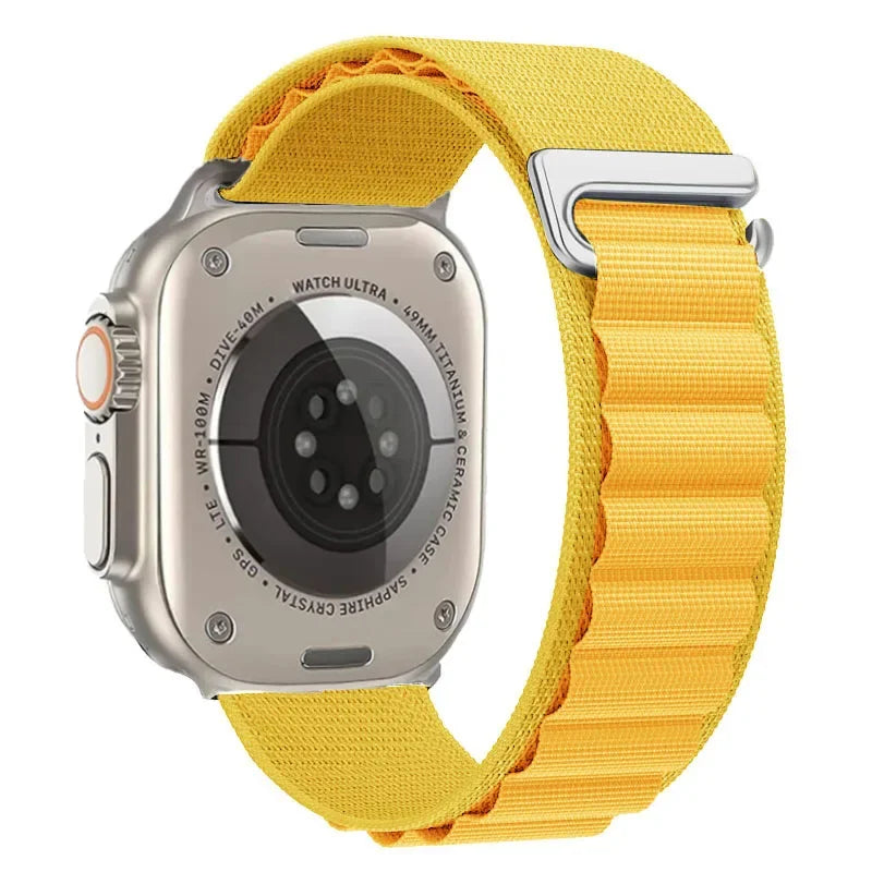 Alpine Loop Strap For Apple Watch Ultra 3 Band 49mm 11 10 9 8 7 46mm 42mm 45mm 41mm Nylon Sport Bracelet iWatch 6 5 SE 44mm Belt