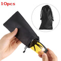 10 PCS Cloth Waterproof Sunglasses Bag Microfiber Dust Storage Pouch Glasses Carry Bag Portable Eyewear Case Container