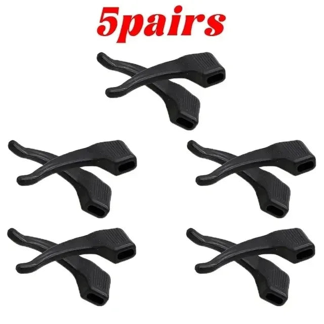 10/30pcs Glasses Anti Slip Sleeve Silicone Ear Hook Fixation for Eyeglasses Sunglasses Anti Fall Hook Anti Slip Sleeve