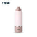 Tyeso Large‑Capacity Travel Mug with HandleVacuum Insulated Water Bottle Leakproof Lid Drinkware for Hiking Outdoor