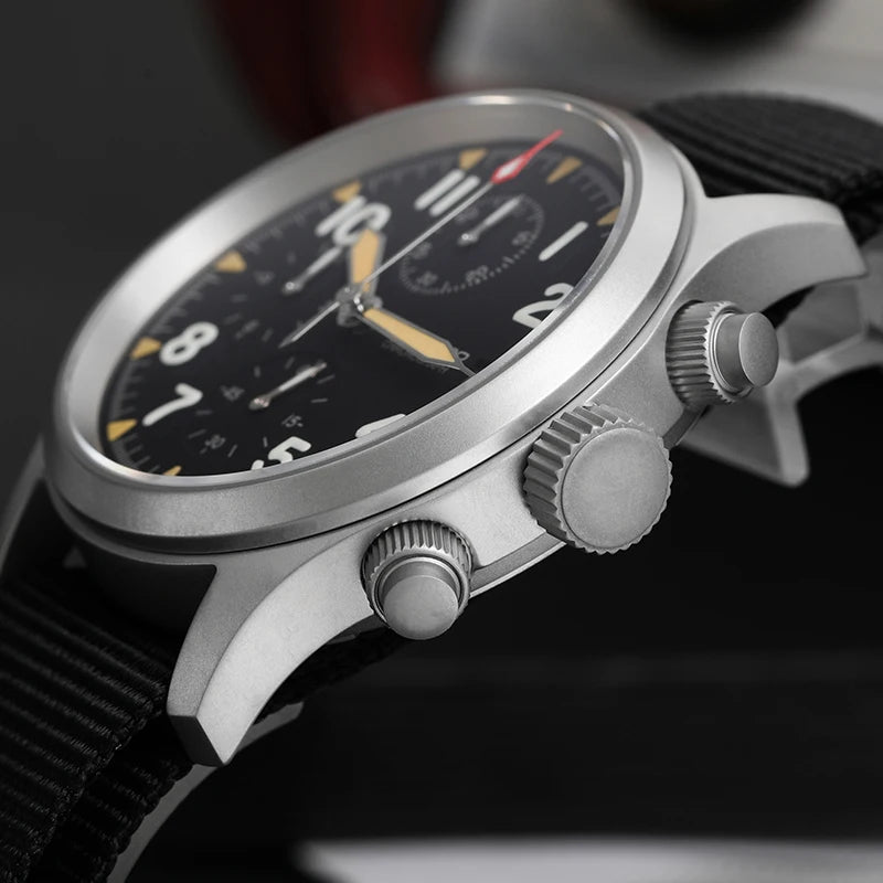 Militado ML1868KF 3 Dial Quartz Watch VK67 Sports Chronograph Watches Man Luminous Sapphire Glass 100M Waterproof 39Mm Watches