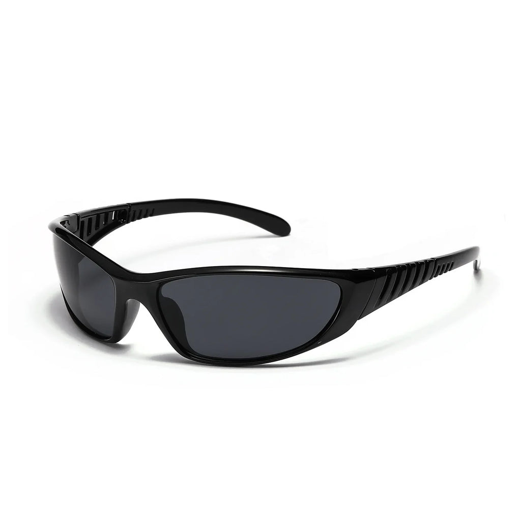 2025 New Silver SPORT Sunglasses Men Women Retro Punk Cycling Trendy Sun Glasses For Male Shades Goggle Outdoor Y2K