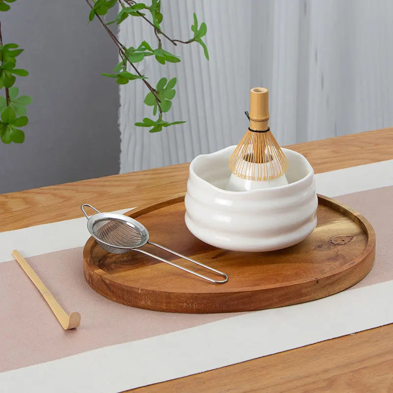 5pcs Matcha Blender Set, Spotted Day-Style Tea Ware, Perfect for Beginners and Enthusiasts of Matcha, Gift