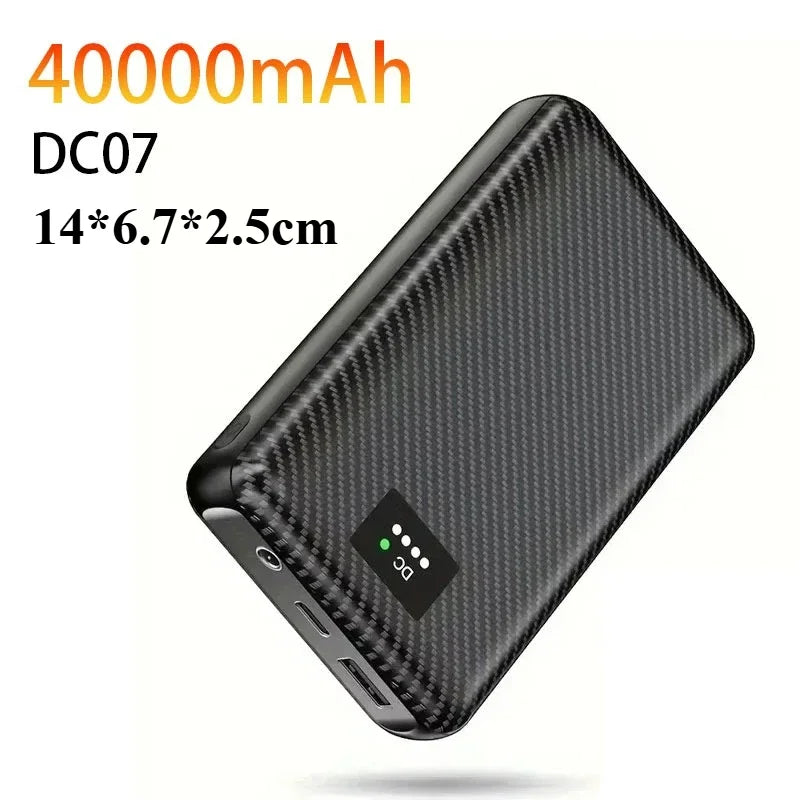Powerbank 30000mAh Portable Heating Mobile Power Supply for Heating Vest Jacket Gloves Electric Heating Equipment DC Power Bank